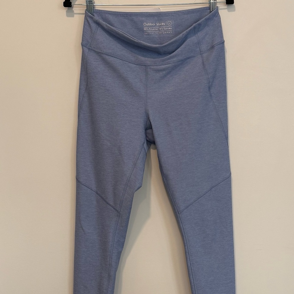 Outdoor Voices Light Blue Leggings